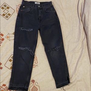 FREE PEOPLE high rise mom jeans
